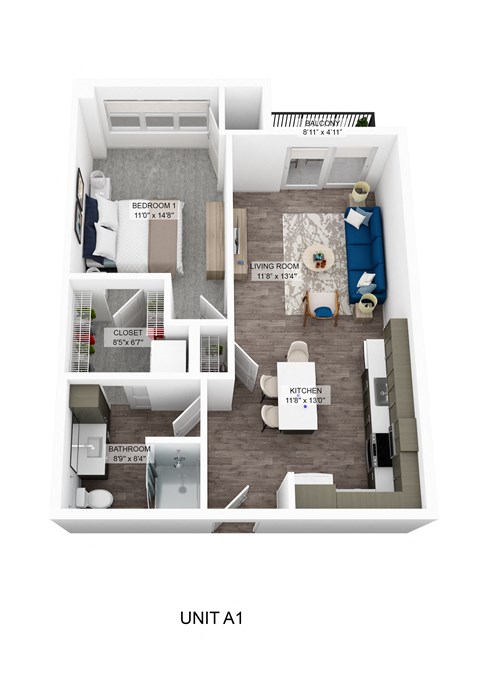 the unit a floor plan  unit a apartments